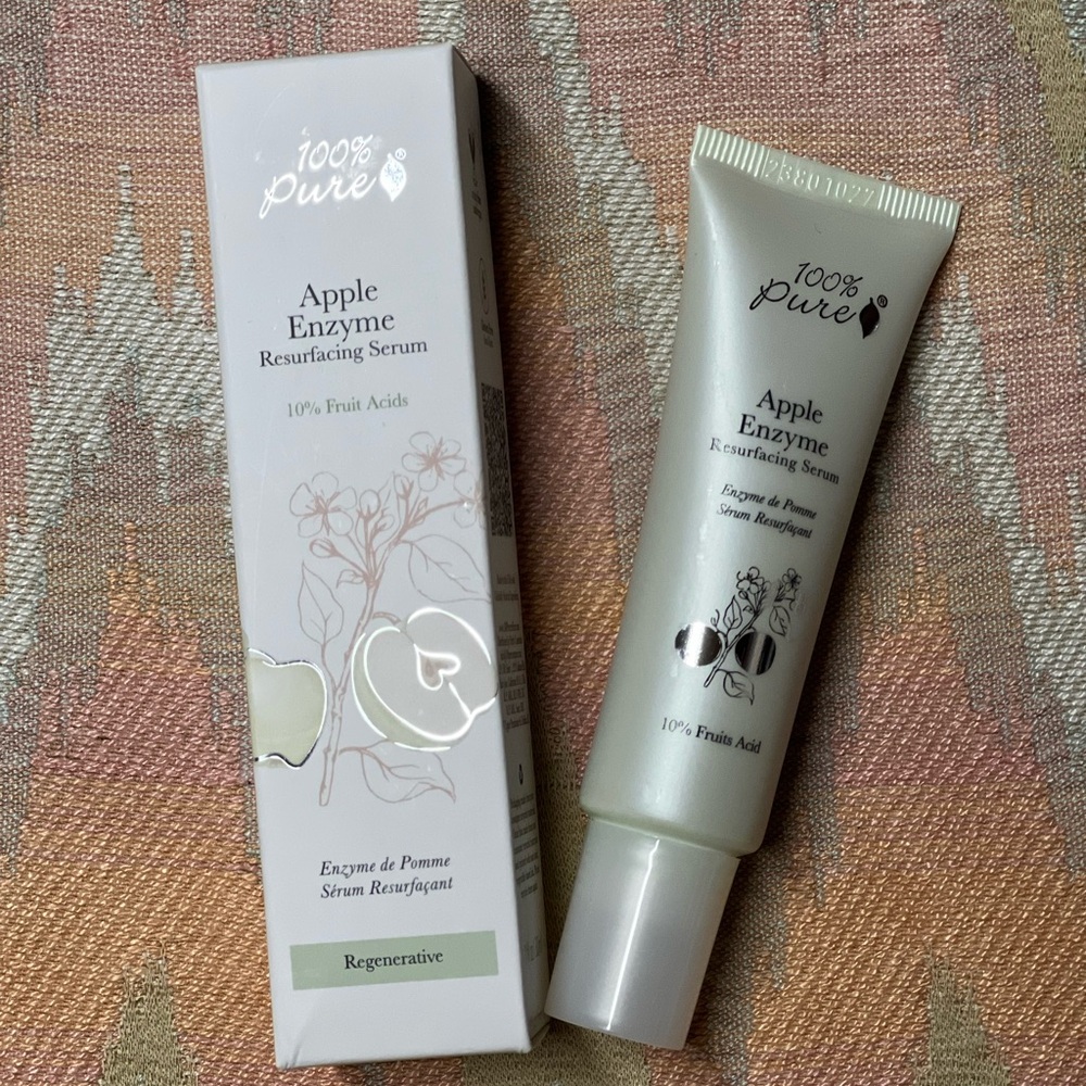 100% Pure Apple Enzyme Resurfacing Serum 1 fl oz/ 30 ml